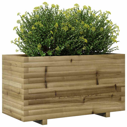 Jardinera Madera De Pino Impregnada 90x40x49,5 Cm_3