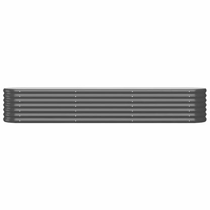 Jardinera Acero Galvanizado Antracita 224x40x36 Cm_2