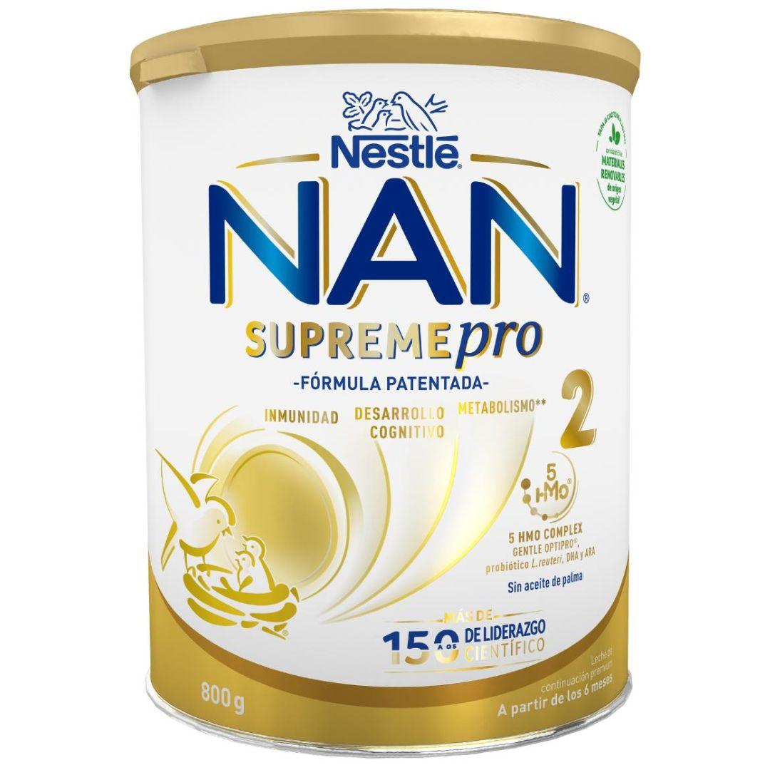Leite em pó Nan Supremepro 2 de transição 6-12 meses Nestlé 800 g