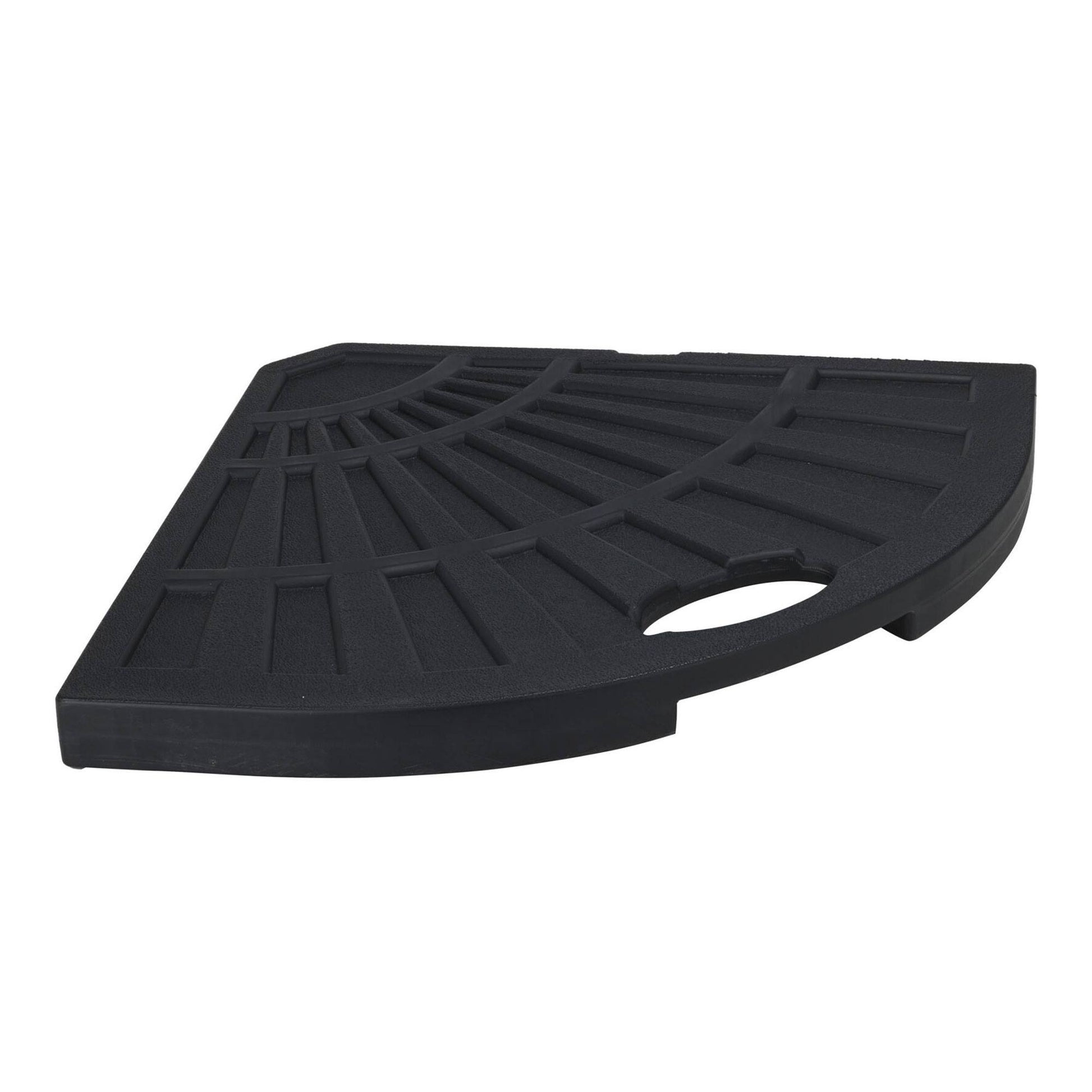 Well Home Base Para Sombrilla De Cemento De 14kg Resistente Y Estable Con Asa Y Diseño Triangular  47,5x47,5x4cm_0