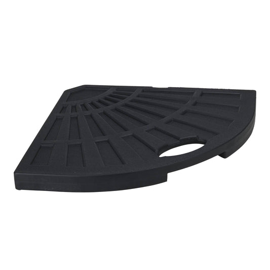 Well Home Base Para Sombrilla De Cemento De 14kg Resistente Y Estable Con Asa Y Diseño Triangular  47,5x47,5x4cm_0