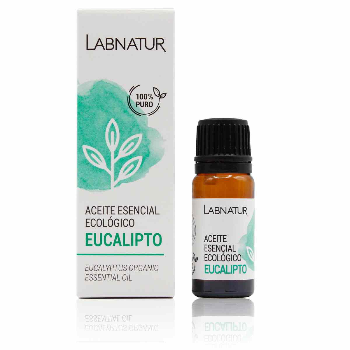 Aceite Esencial de Eucalipto 100% Puro Labnatur 10 ml | Aroma Balsámico | Masajes, Baño y Difusor | Ecológico y Vegano_0