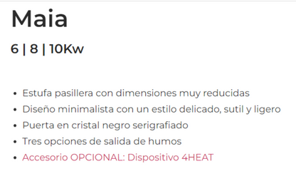 Bricosol Estufa De Pellets Maia 8 Negro De Ferlux_2