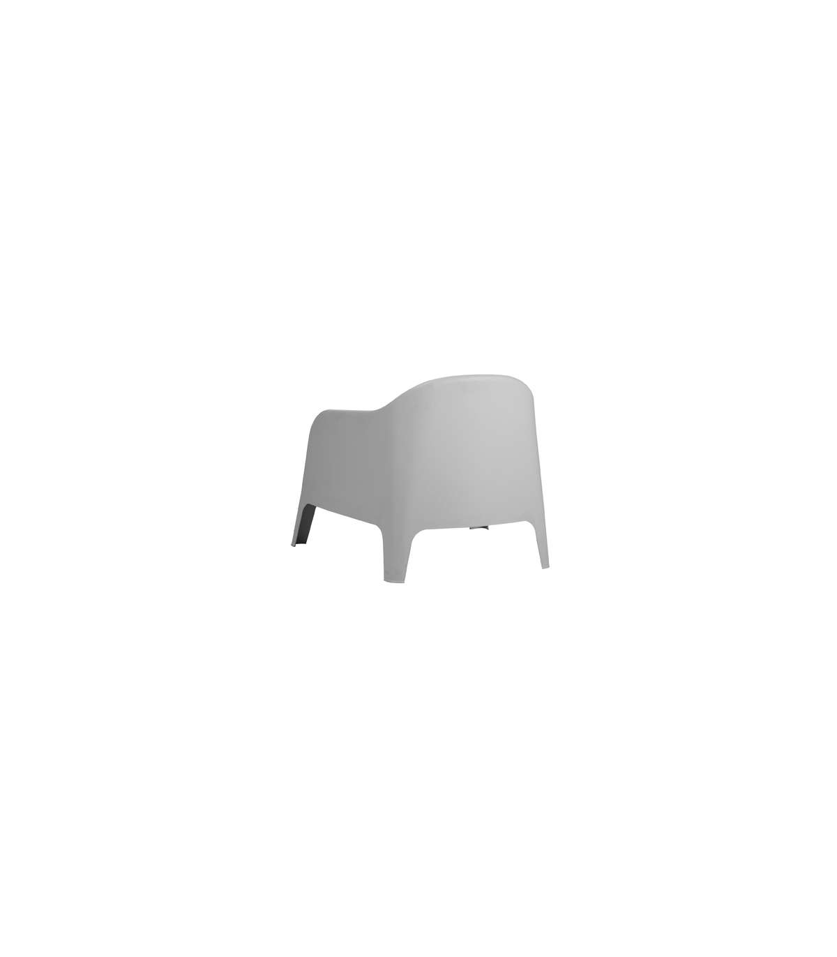 Pack De 2 Sillones Jardín Pool Acabado Polipropileno Gris, 70cm(alto) 76cm(ancho) 72cm(fo_3