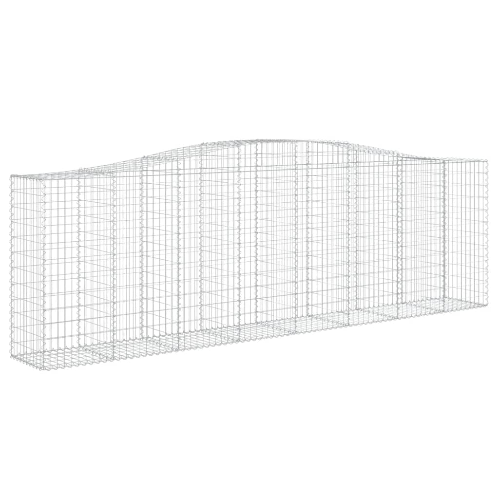 Cestas Gaviones 10 Uds Forma De Arco Hierro 400x50x120/140 Cm_2
