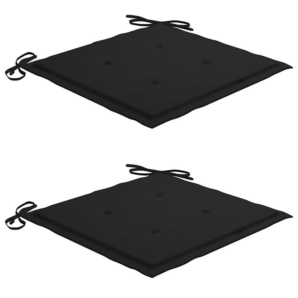 Vidaxl Sillas De Comedor Jardín Con Cojines 2 Uds Madera Maciza Acacia_3
