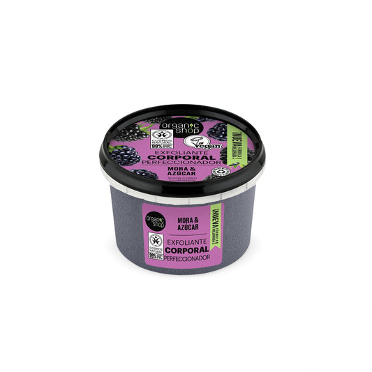 Esfoliante Corporal Aperfeiçoador de Amora e Açúcar Organic Shop 250 ml