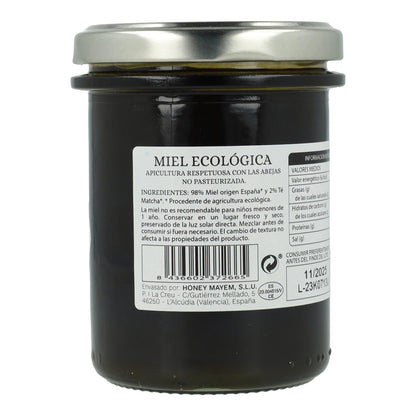 Mel Matcha Biológico Mayem com Chá 275g