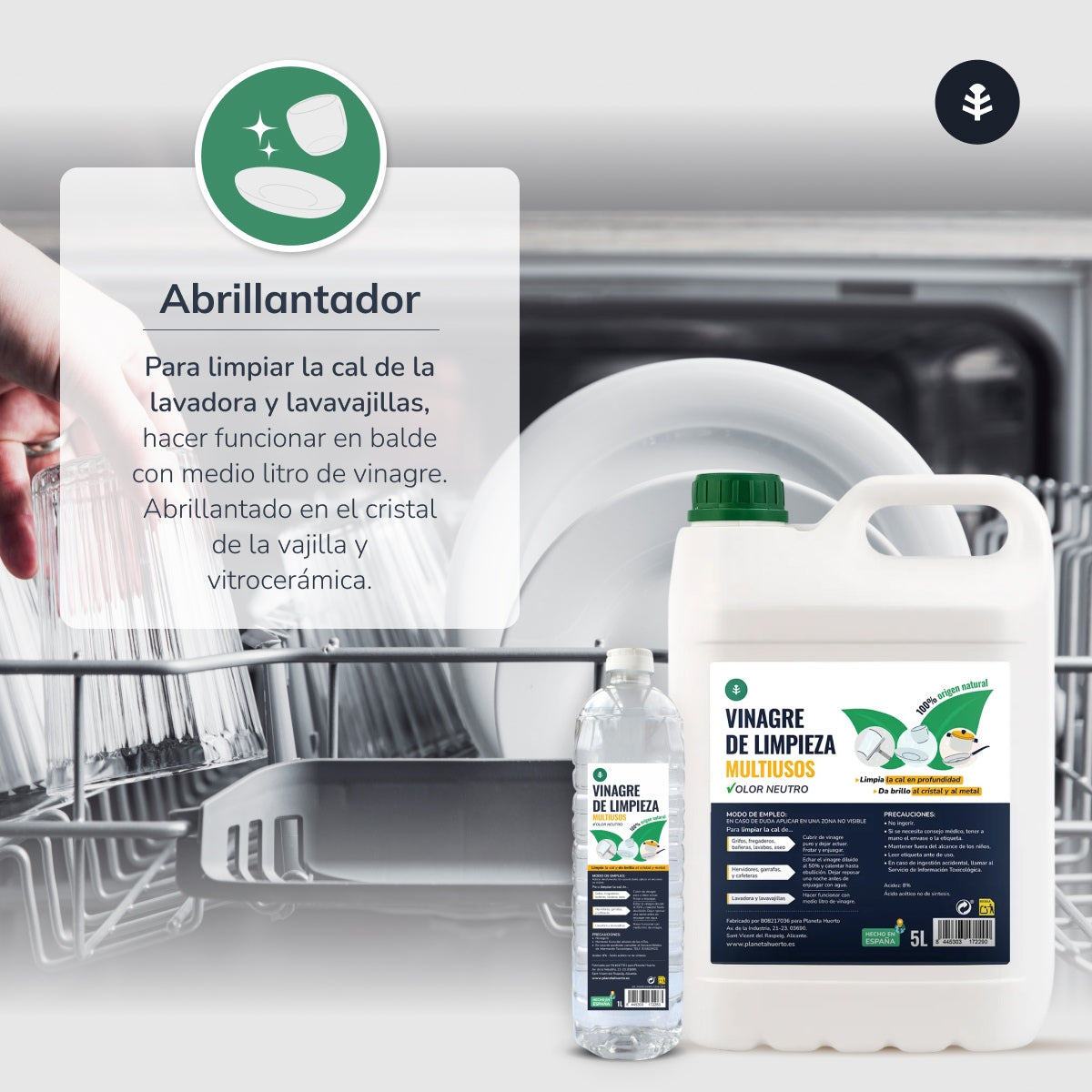Vinagre de Limpeza Branco Planeta Huerto 1L