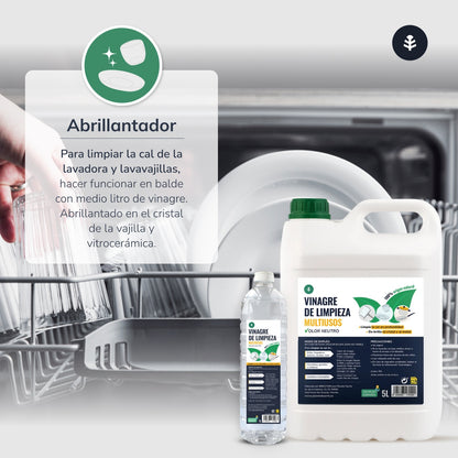 Embalagem de 12 Vinagre de Limpeza Branco Planeta Huerto 1L