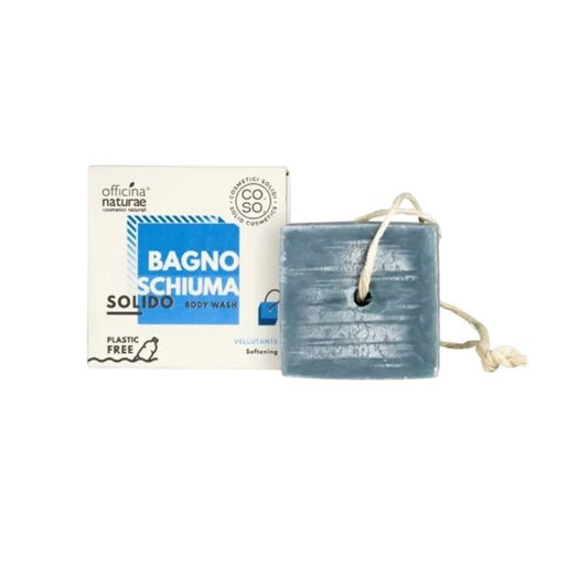 Gel de banho sólido aveludado Sem resíduos 64gr Ecologico Officina Naturae