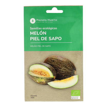 Sementes de Melão Pele de Sapo Biológicas Planeta Huerto