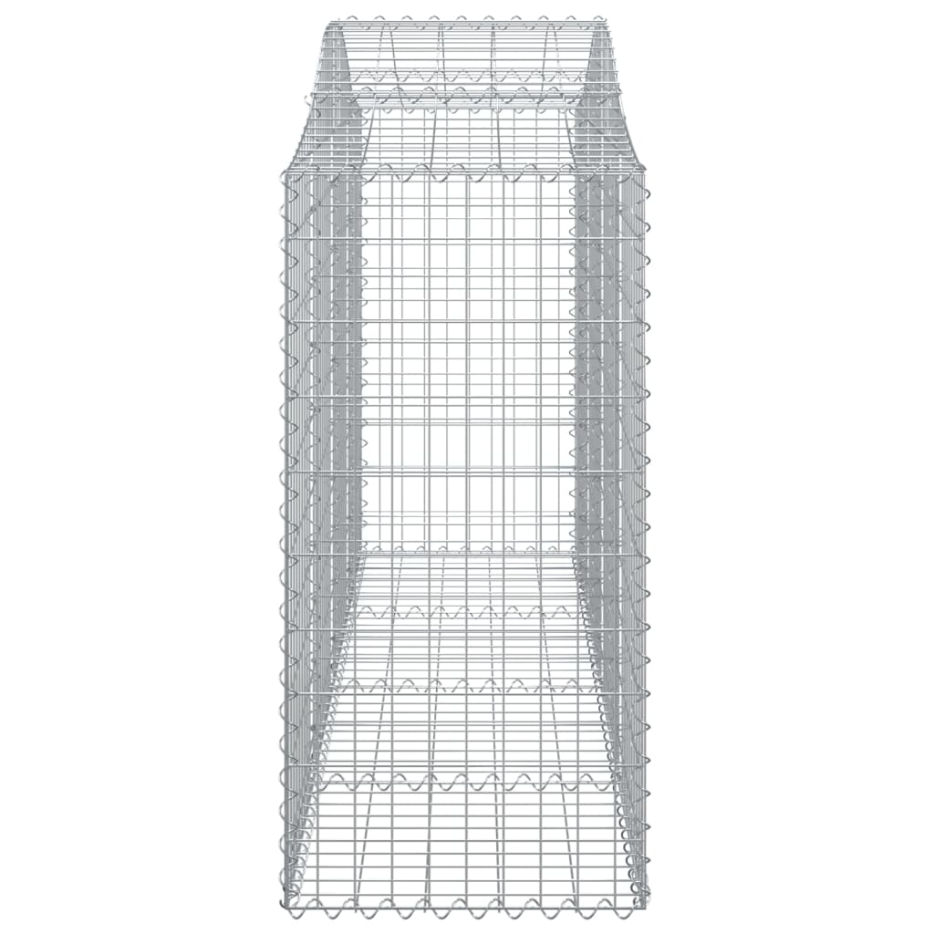 Cestas Gaviones 11 Uds Forma De Arco Hierro 200x50x120/140 Cm_4