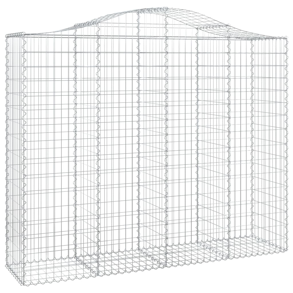 Cestas De Gaviones 7 Uds Forma De Arco Hierro 200x50x160/180 Cm_2