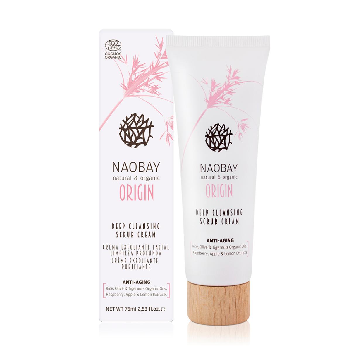 Creme Esfoliante Facial de Limpeza Profunda Naobay 75 ml