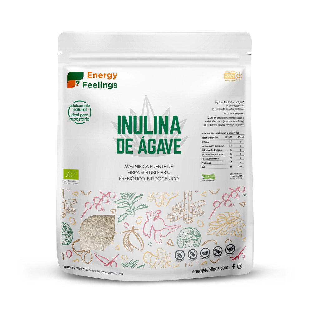 Pó de inulina de agave ecológico Energy Feelings (500 g) Pack XL
