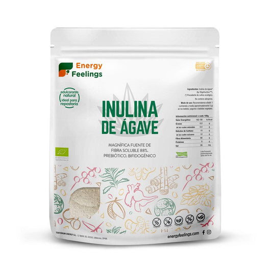 Pó de inulina de agave ecológico Energy Feelings (500 g) Pack XL