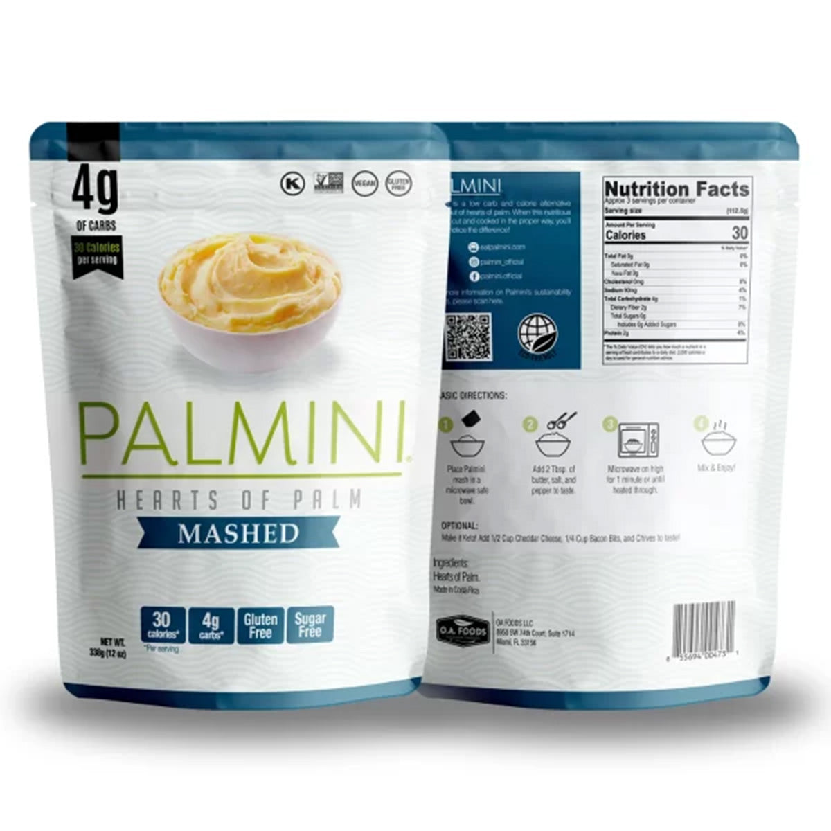 Puré de palmito Palmini 338 g