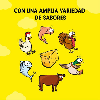 Petiscos de queijo para gatos Catisfactions 60g