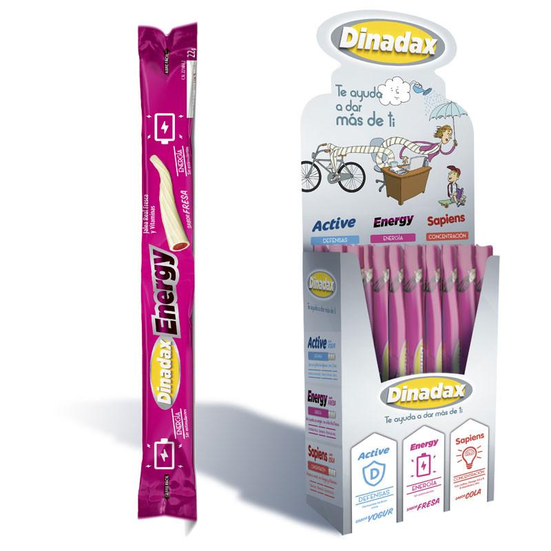 Caixa Energética Dinadax 60 Barras Sabor Morango Masterdiet
