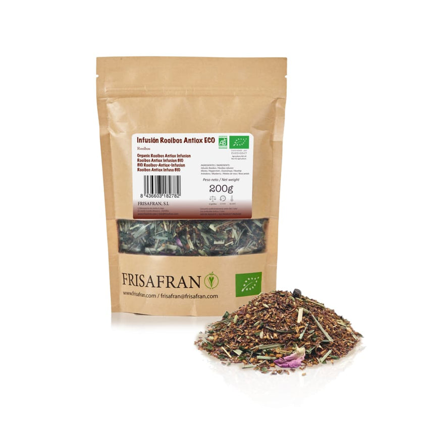 Infusión De Rooibos Antioxidante Ecológica En Granel | Calidad | Frisafran 100 G_1