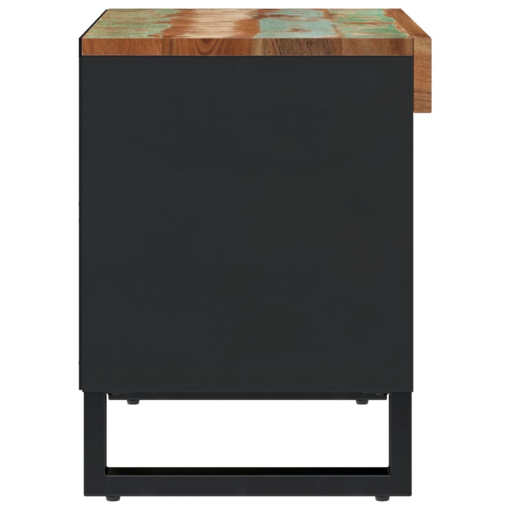 Mueble De Tv Madera Maciza Reciclada 85x33x43,5 Cm_3