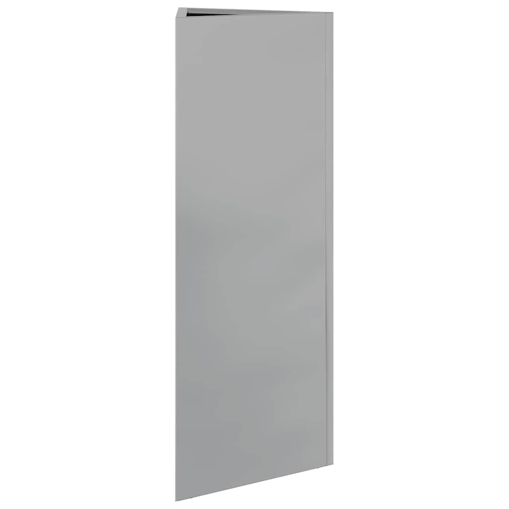 Jardineras Triangulares 2 Uds Acero Galvanizado 30x26x75 Cm_5