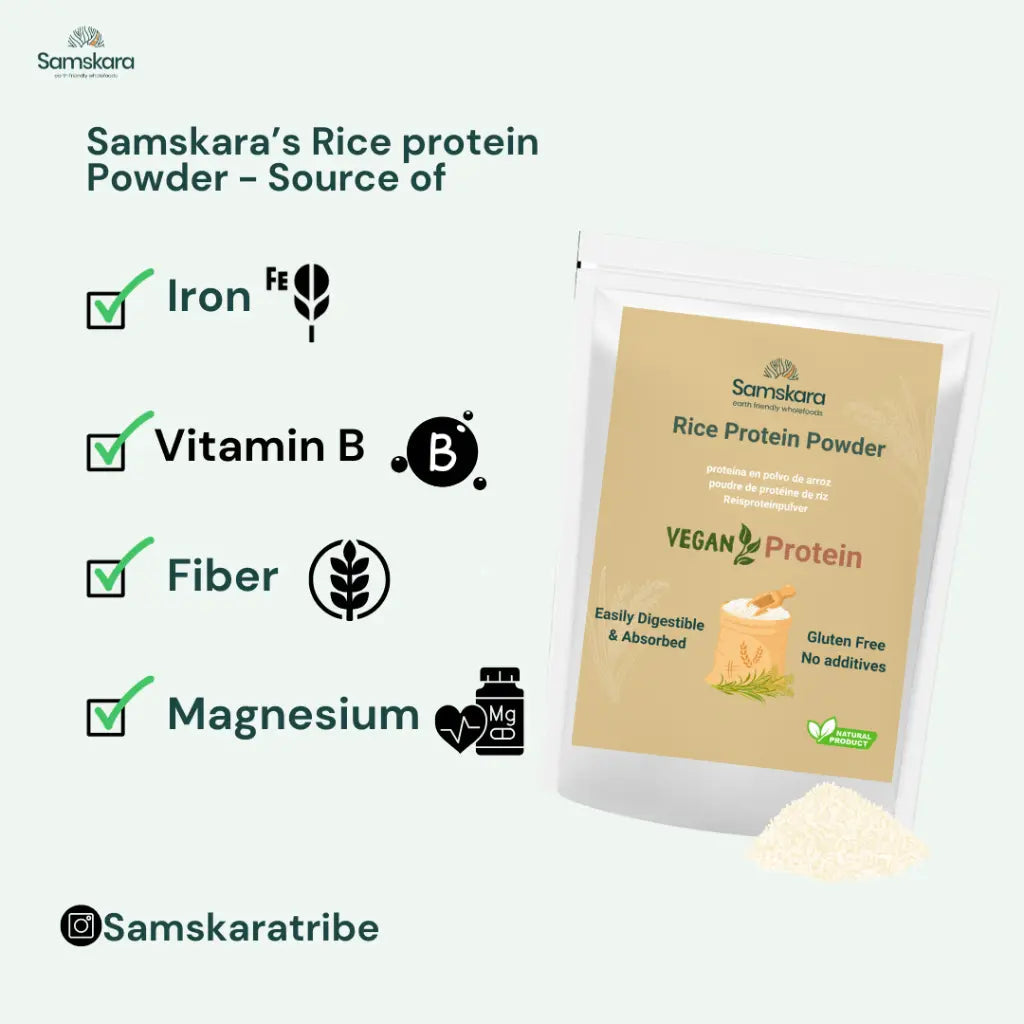 Proteína De Arroz Blanco - 500g_3