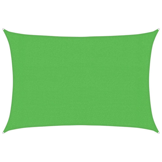 Vidaxl Toldo De Vela Hdpe Verde Claro 160 G/m² 3x4,5 M_0
