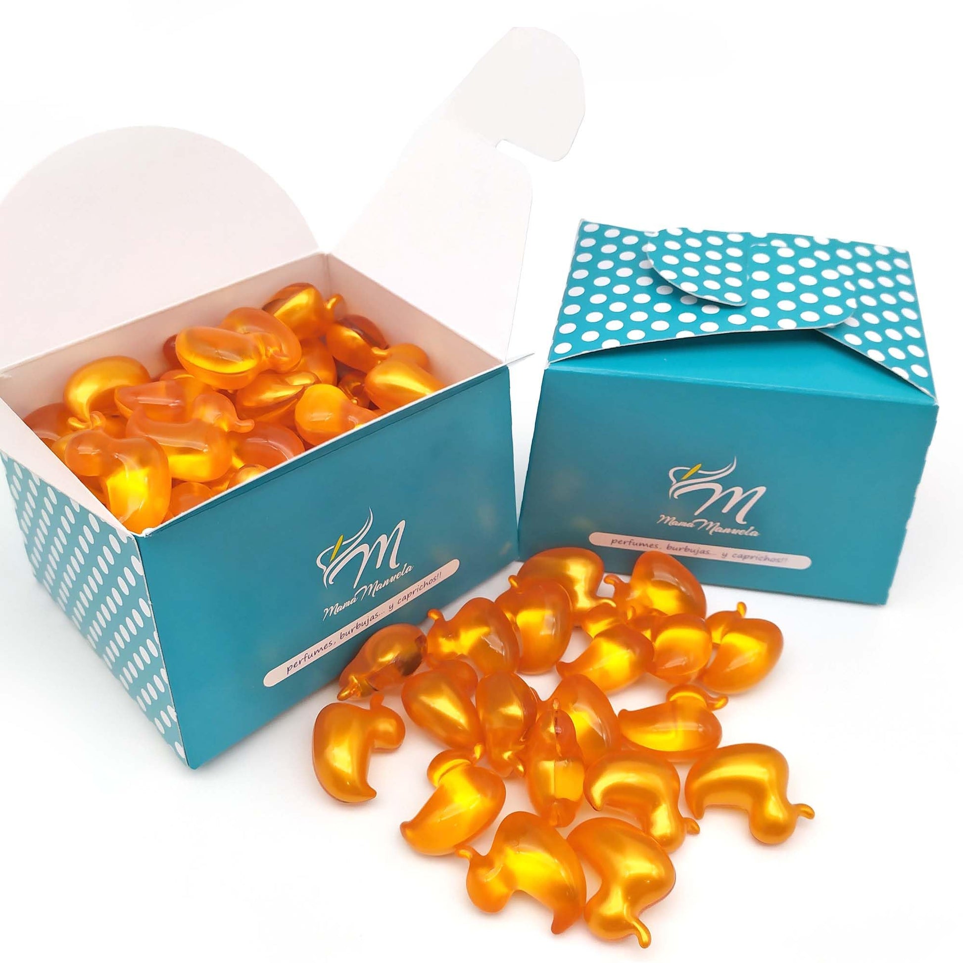Pack Regalo 12 Perlas Baño En Forma De Pato - Con Aceite De Soja - Hidrata, Suaviza Y Perfuma La Piel - Aroma Vainilla_4