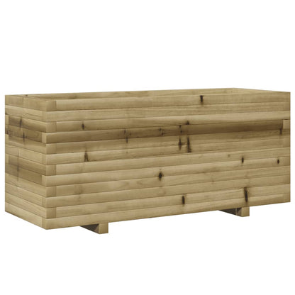 Jardinera Madera De Pino Impregnada 110x40x49,5 Cm_0