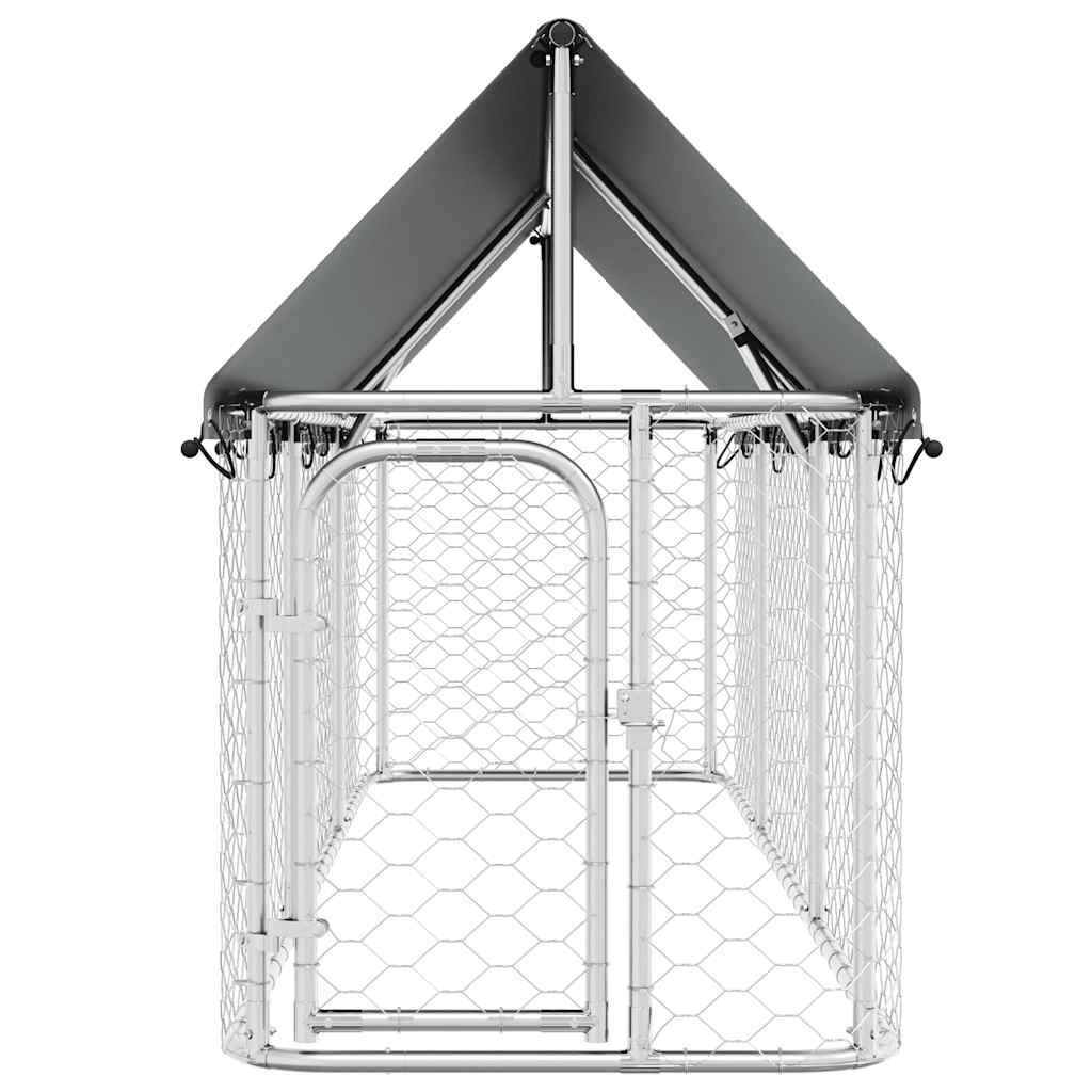 Perrera De Exterior Con Tejado 400x100x150 Cm_5
