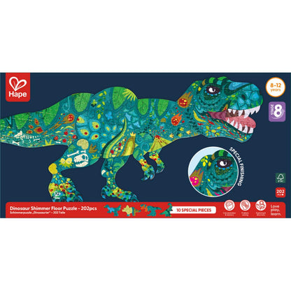 Puzzle Suelo 200pzas Dinosaurio Hape_3