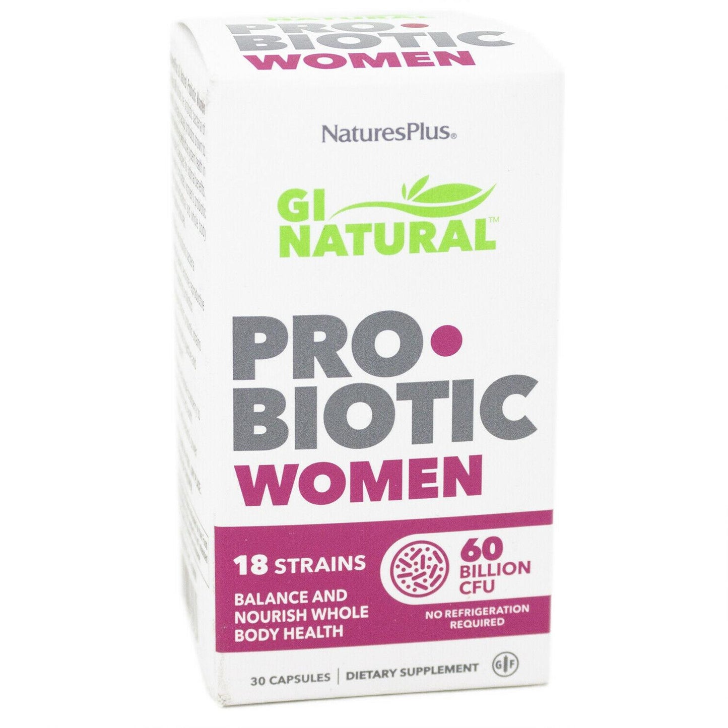 Probiótico Gi Natural Woman Nature's Plus 30 cápsulas
