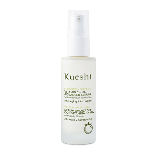 Sérum de Ácido Hialurónico Avançado Kueshi com Vitamina C + AH e Dióspiro 30ml