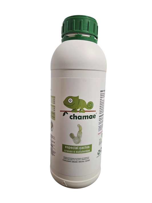 Fertilizante Chamae Especial Cactus y Suculentas Ecológico. 1 Litro. Uso Doméstico._0