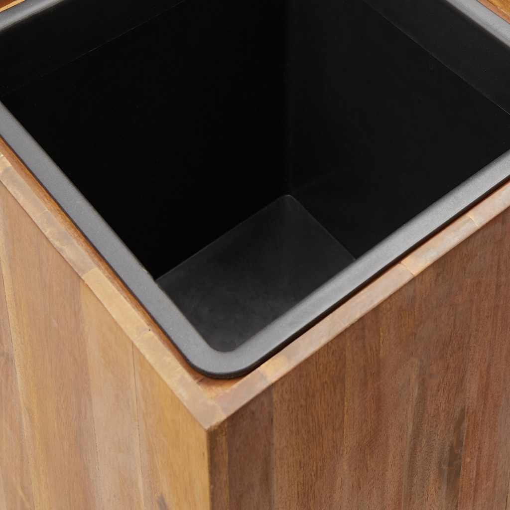 Arriate De Madera Maciza De Acacia 43,5x43,5x90 Cm_4