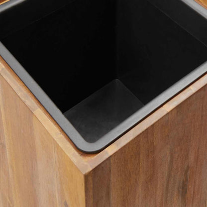 Arriate De Madera Maciza De Acacia 43,5x43,5x90 Cm_4