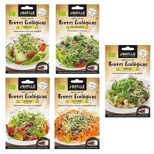 Pacote de sementes germinadas biológicas Batlle