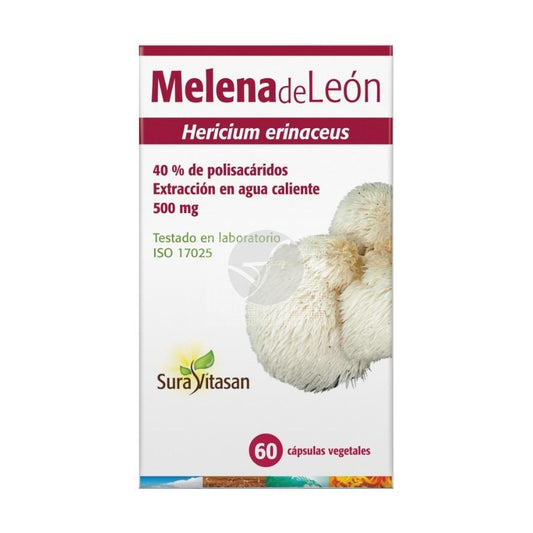 Juba de Leão 500 mg 60 cápsulas Sura Vitasan