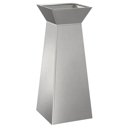 Maceta Pilar 2 Pcs Plateado 40 X 40 X 100 Cm_4