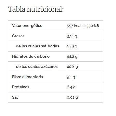 Turrón de Chocolate con Coco ECO Sole 200g