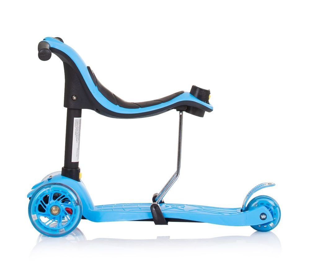 Patinete Infantil 3 En 1 Multi Plus Con Asiento Y Mango Parental Blue_3