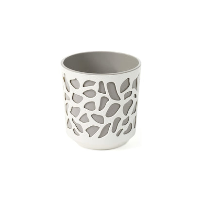 Maceta Duet 190 Crema Y Taupe_0