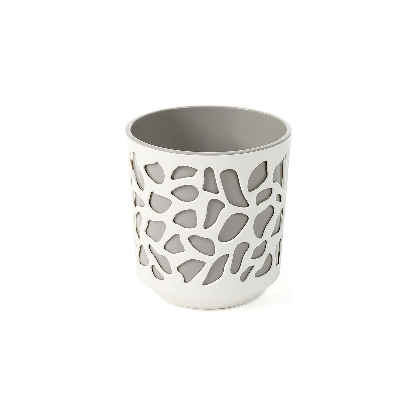 Maceta Duet 300 Crema Y Taupe_0