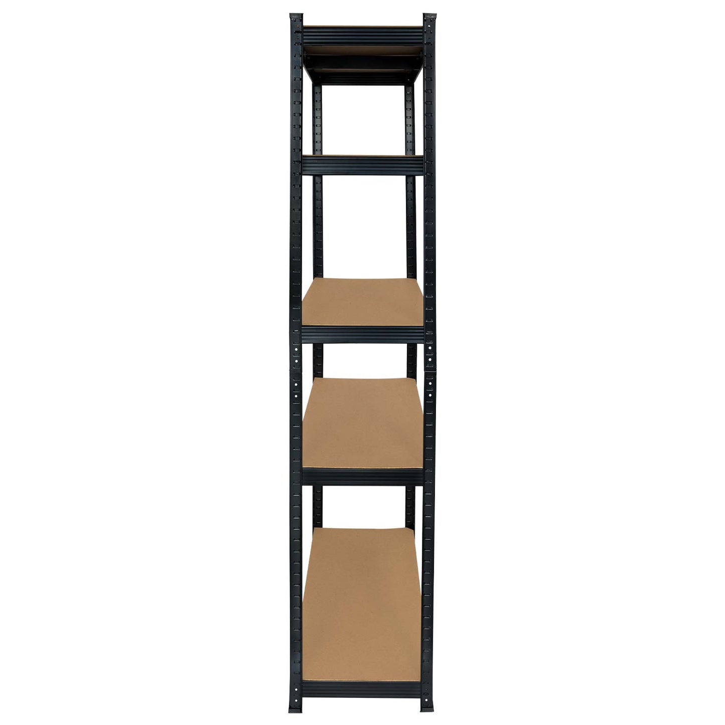 Estantería Modular Negra Con 5 Baldas Ajustables 180x90x40cm 950kg 7house_1