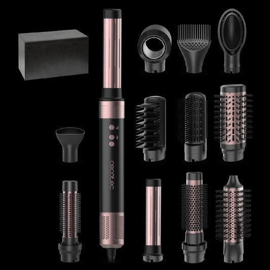 Cecotec Cepillo De Aire Bamba Ceramiccare 12in1 Airglam Black_0