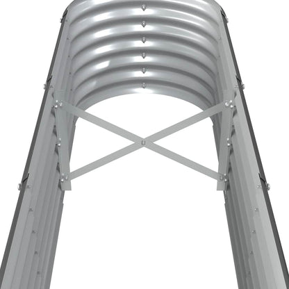 Jardinera Arriate Acero Galvanizado Antracita 332x40x36 Cm_4