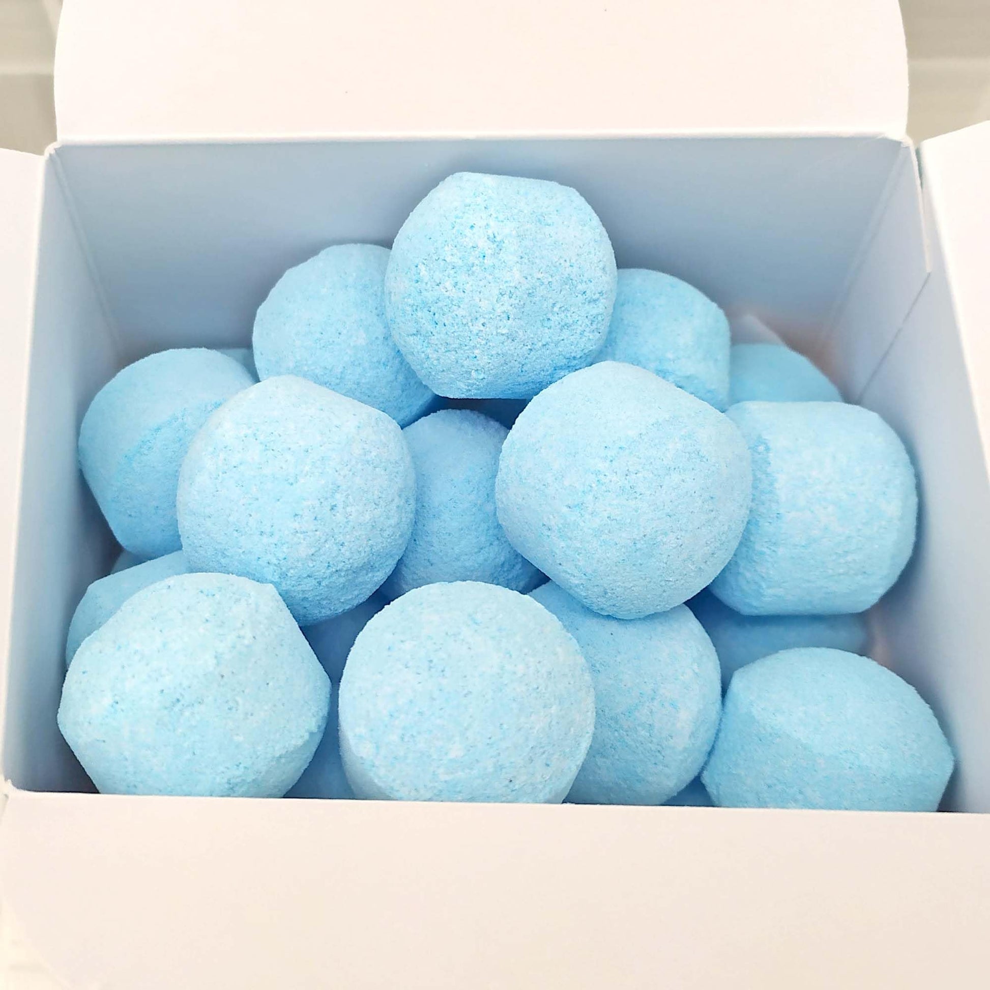 Caja 50 Mini Bombas Efervescentes Para Manicura Y Pedicura - Ablandan Durezas, Uñas Y Cutículas - Aroma Talco_1