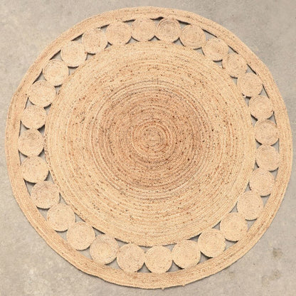 Dutch Lifestyle Alfombra Jaipur Classic Redonda Beige 200 Cm_0